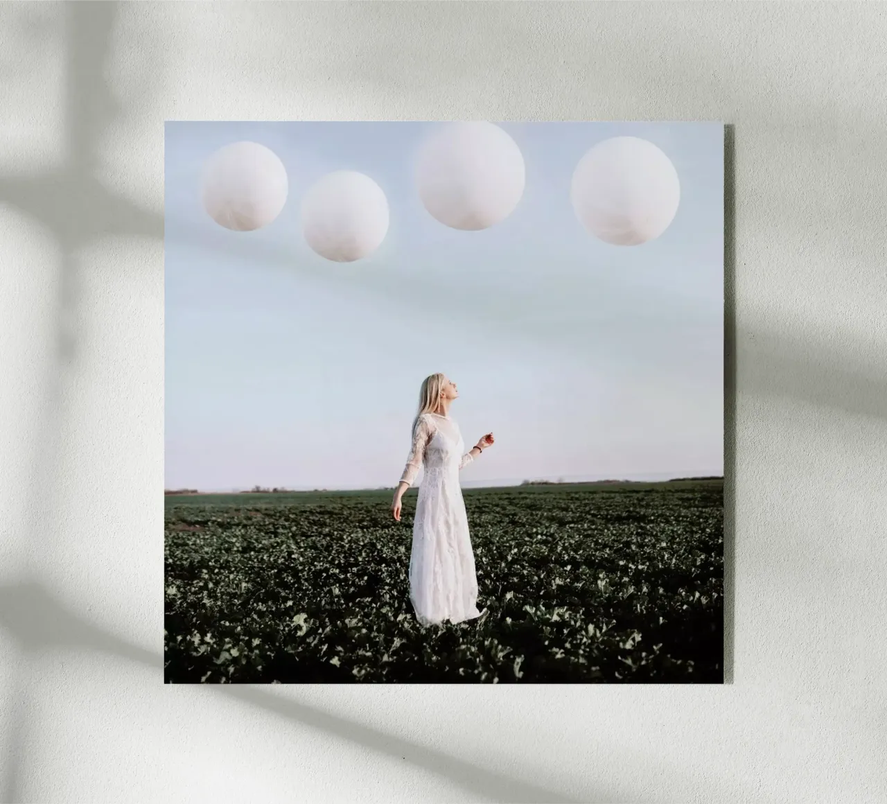 White Dress acrylic glass by Jovana Rikalo