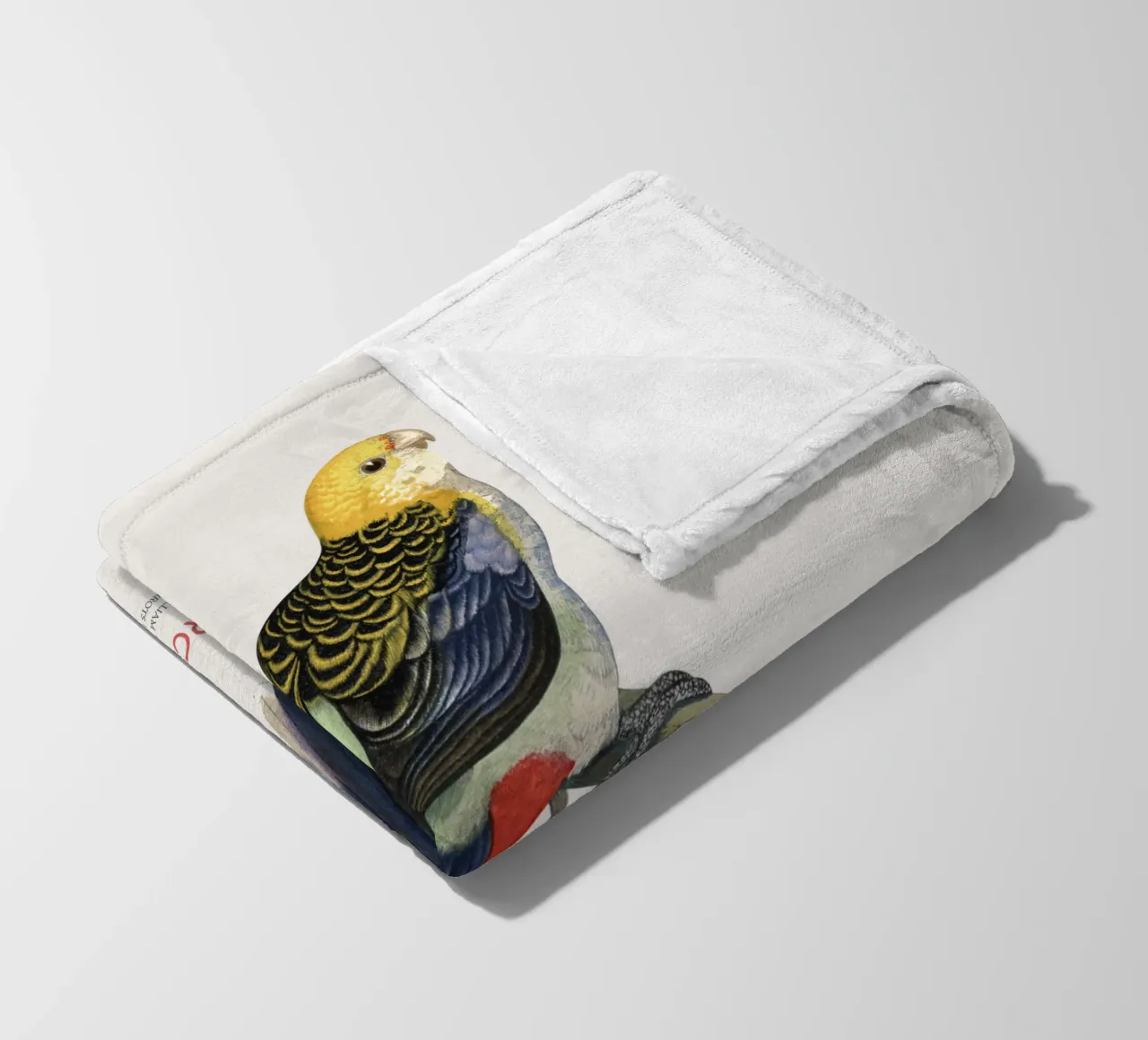 Blassköpfige Rosella oder Platycercus adscitus Fleecedecke von Vintagrafica