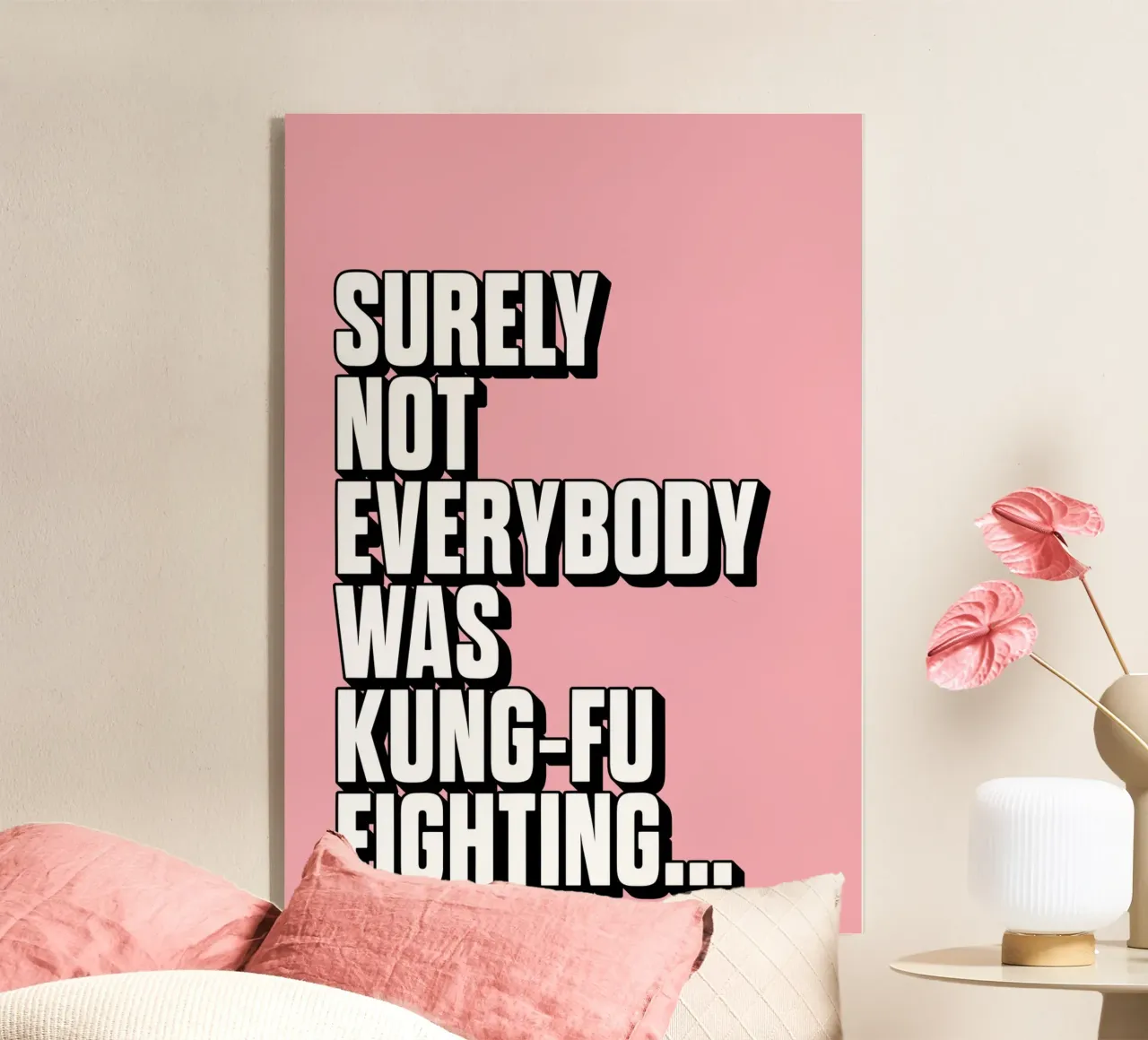 Surely Not Everybody Was Kung Fu Fighting plexiglass da Lolly & Roobs
