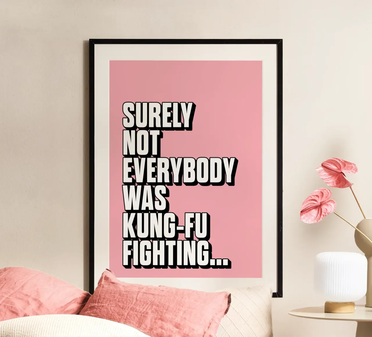 Surely Not Everybody Was Kung Fu Fighting carta hahnemühle da Lolly & Roobs