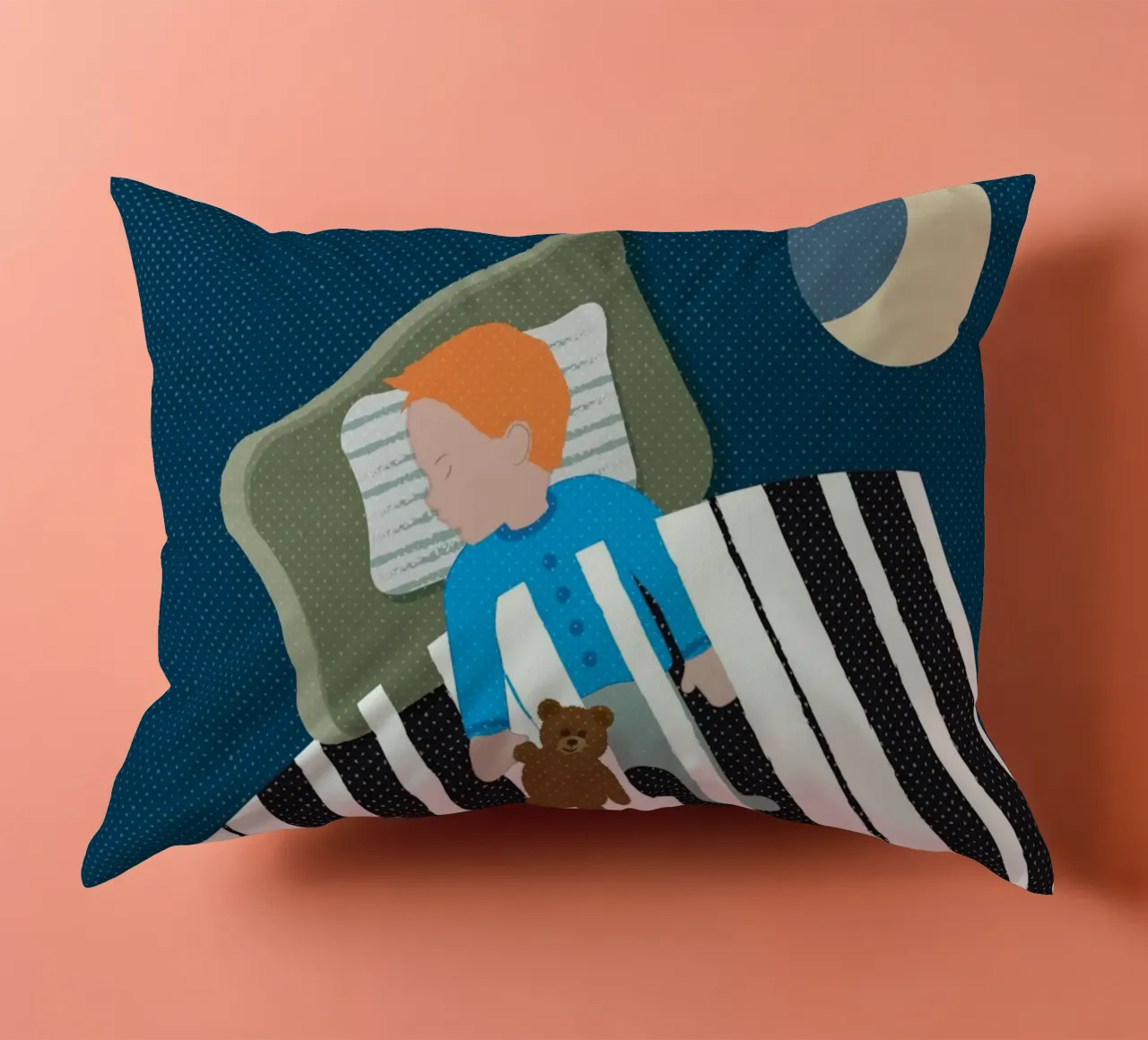 Sleep Well cuscino da lazydaypaper