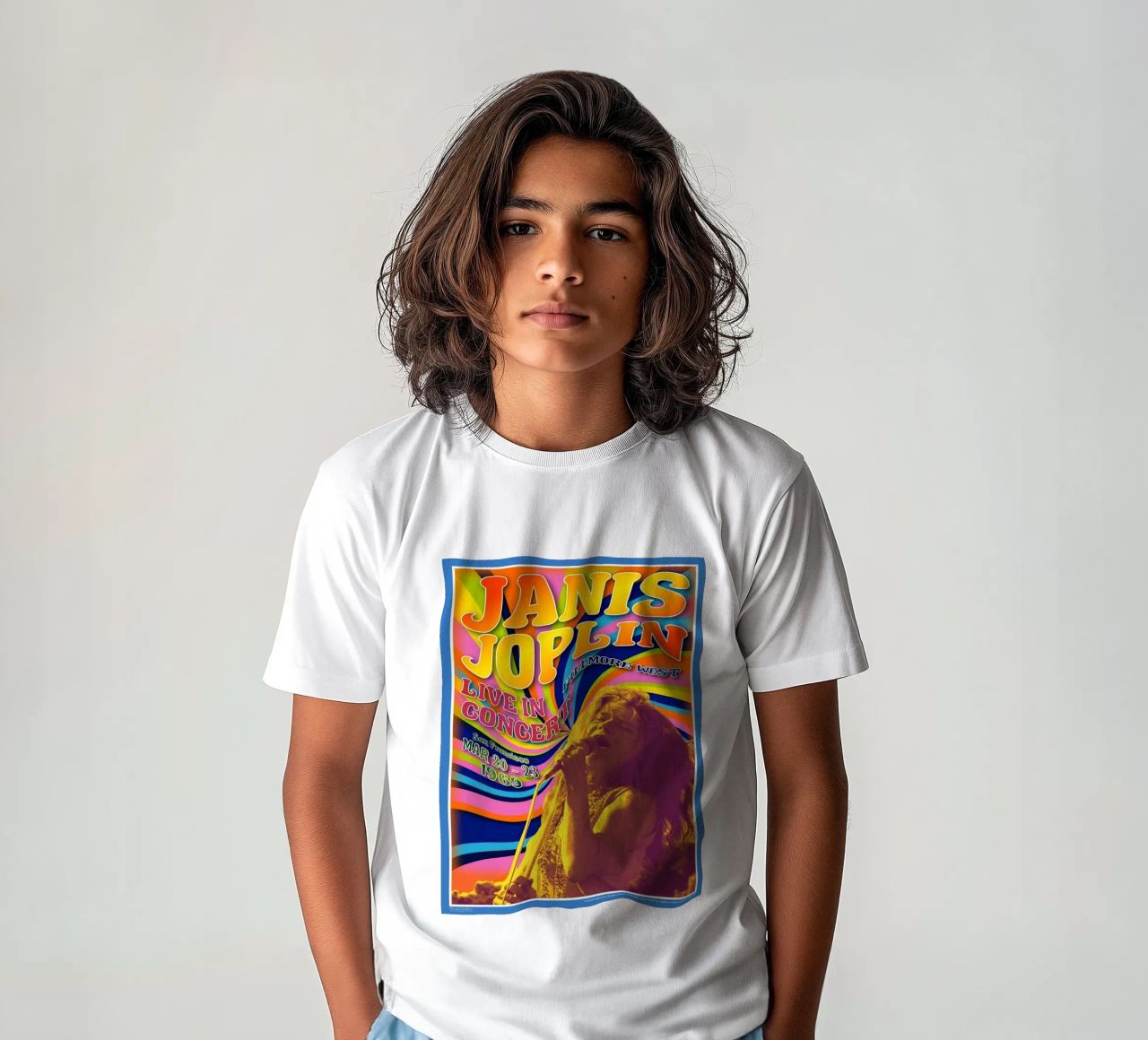 live concert janis joplin 1967 Poster t-shirt enfant de SoundStudio
