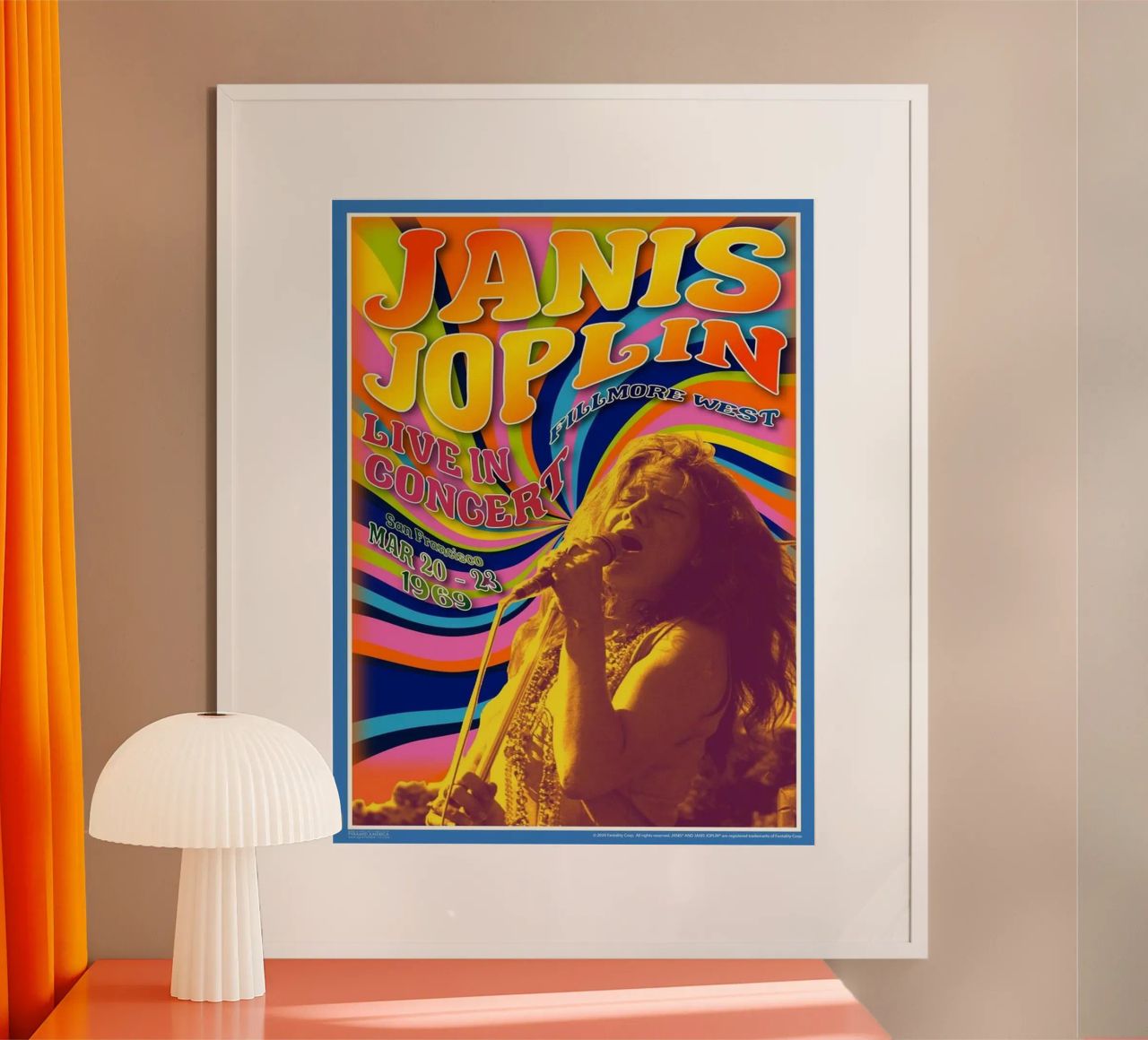 live concert janis joplin 1967 Poster poster de SoundStudio
