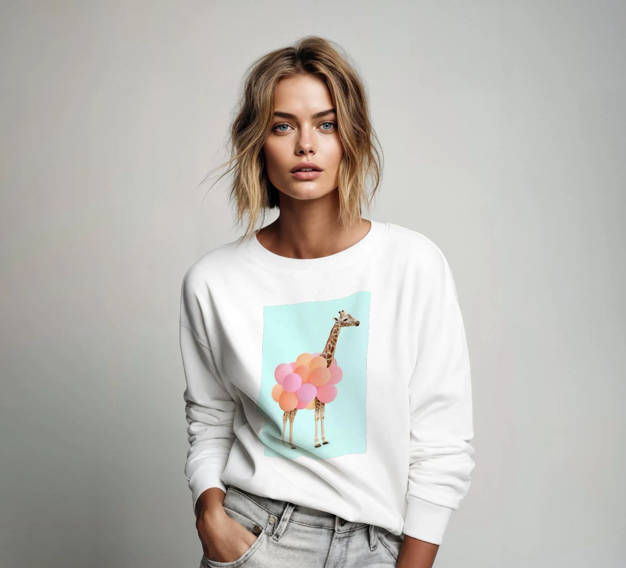 Party Giraffe felpa da Paul Fuentes Design