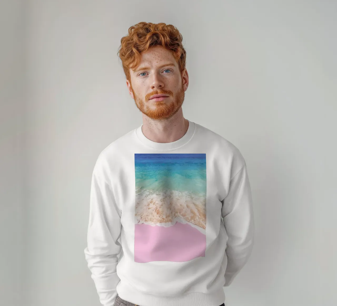 Pink Sand felpa da Paul Fuentes Design