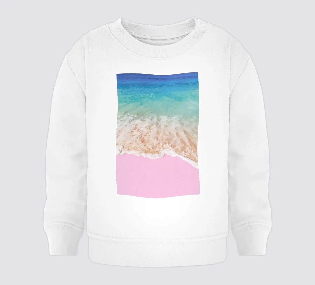 Pink Sand felpa neonato da Paul Fuentes Design