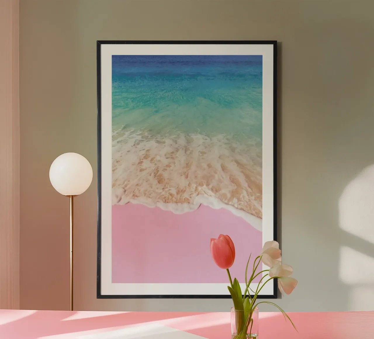 Pink Sand poster da Paul Fuentes Design