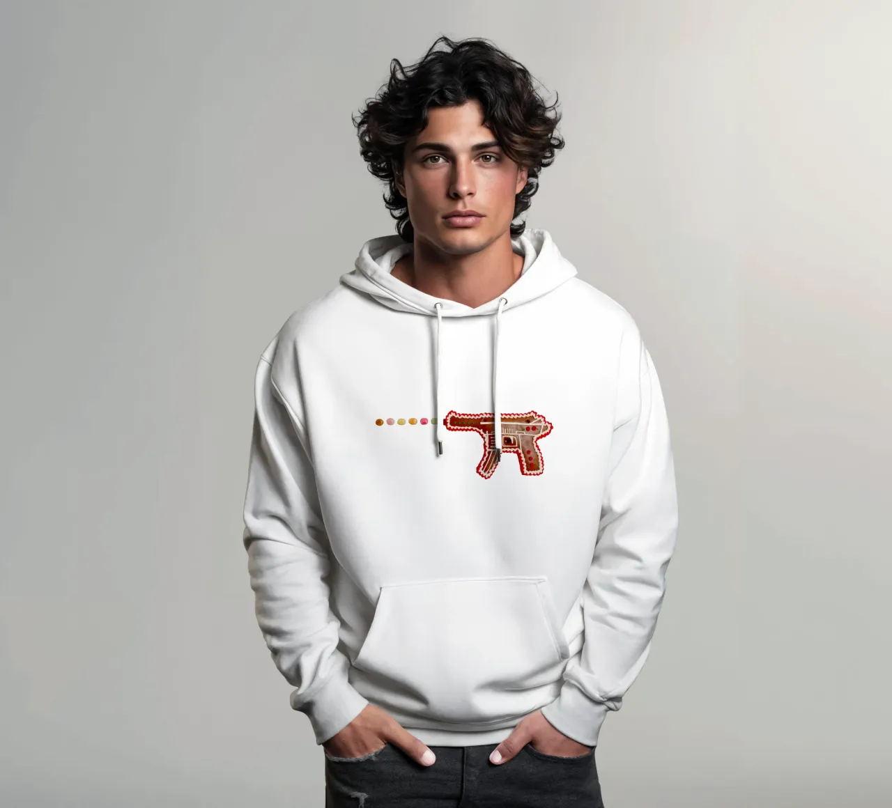 Arma di pan di zenzero felpa con cappuccio da Simon Koy