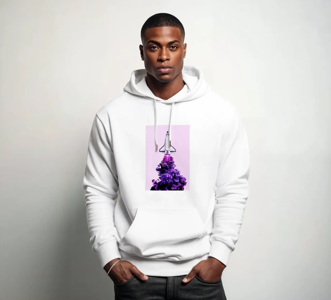 Spaceship Hoodie von Paul Fuentes Design