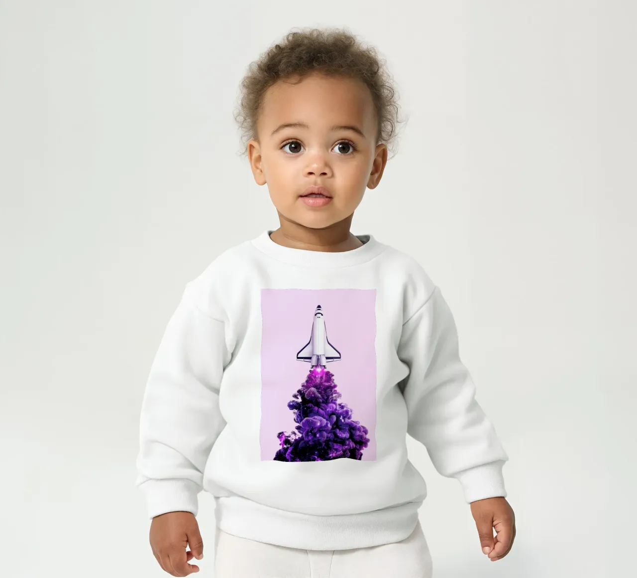 Spaceship Baby Sweatshirt von Paul Fuentes Design