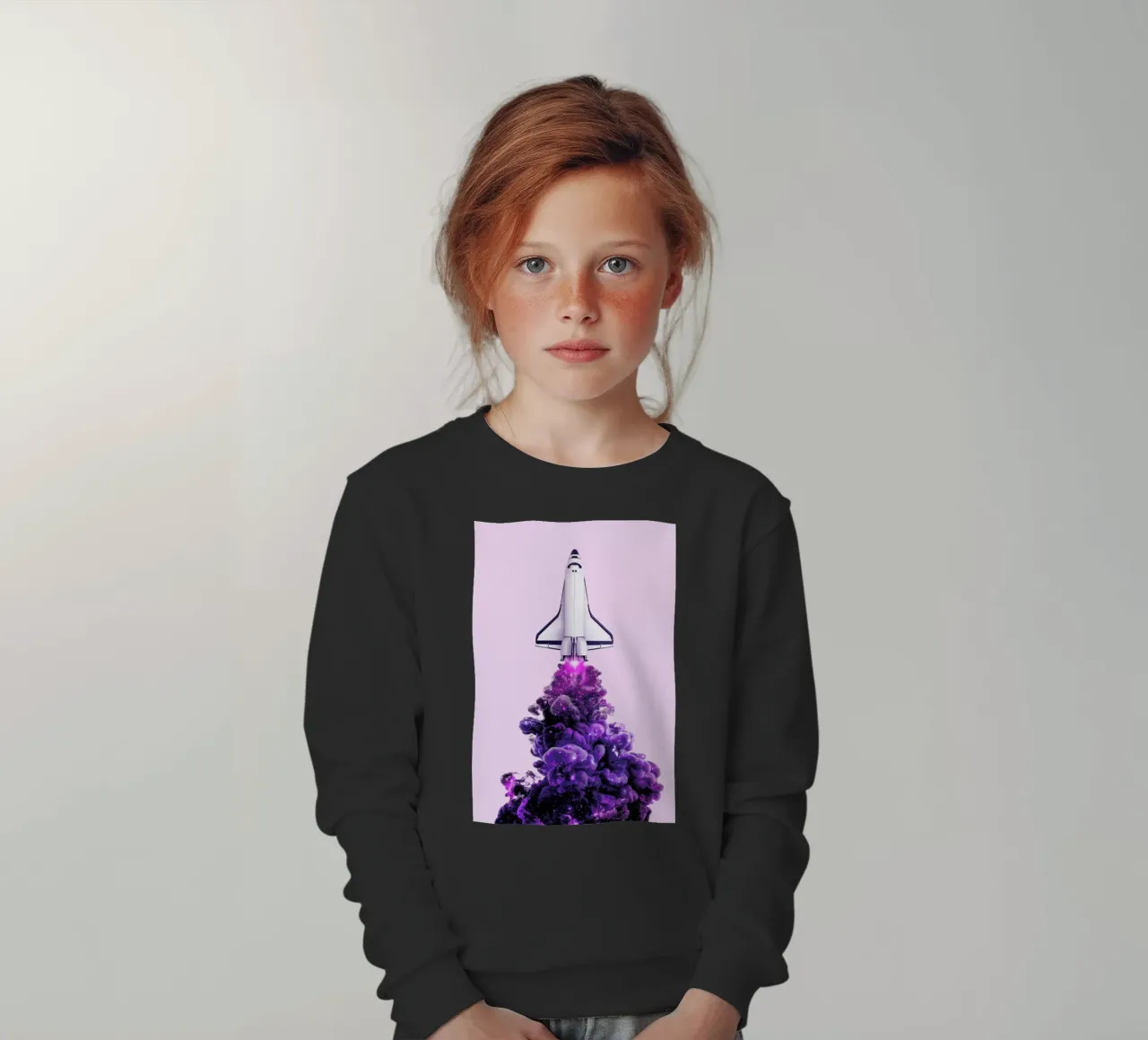 Spaceship felpa bambino da Paul Fuentes Design