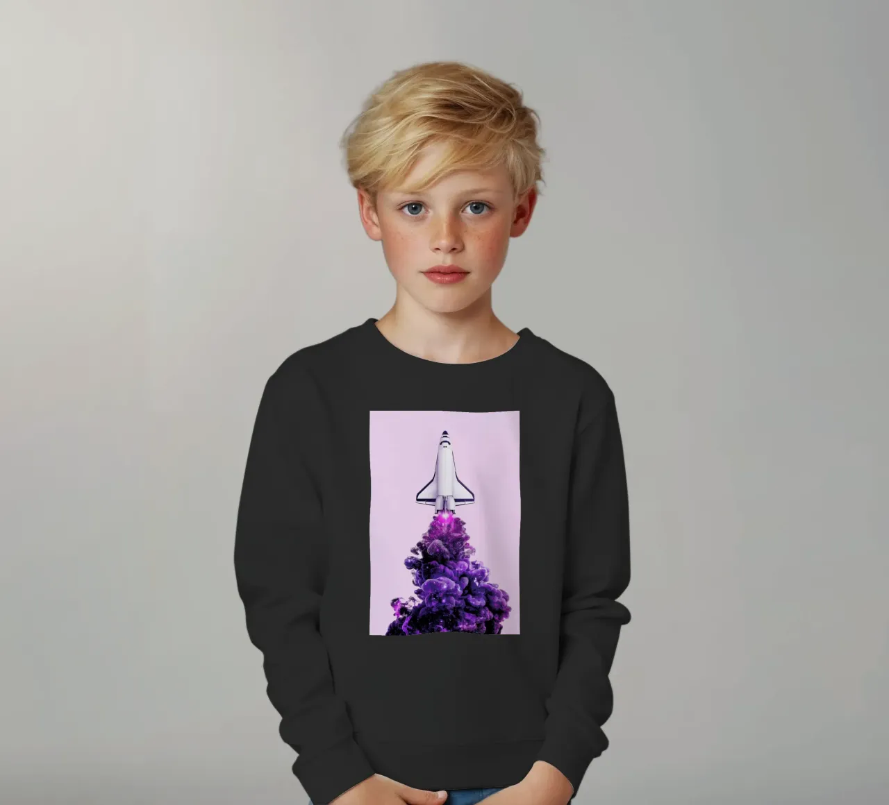 Spaceship felpa bambino da Paul Fuentes Design