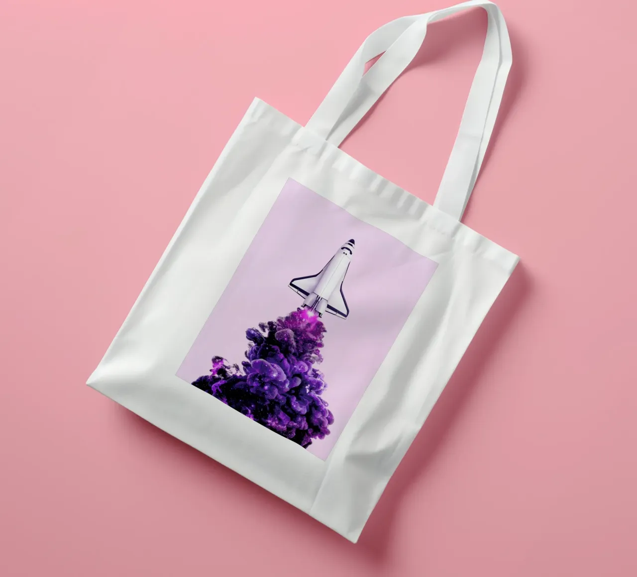 Spaceship borsa in juta da Paul Fuentes Design