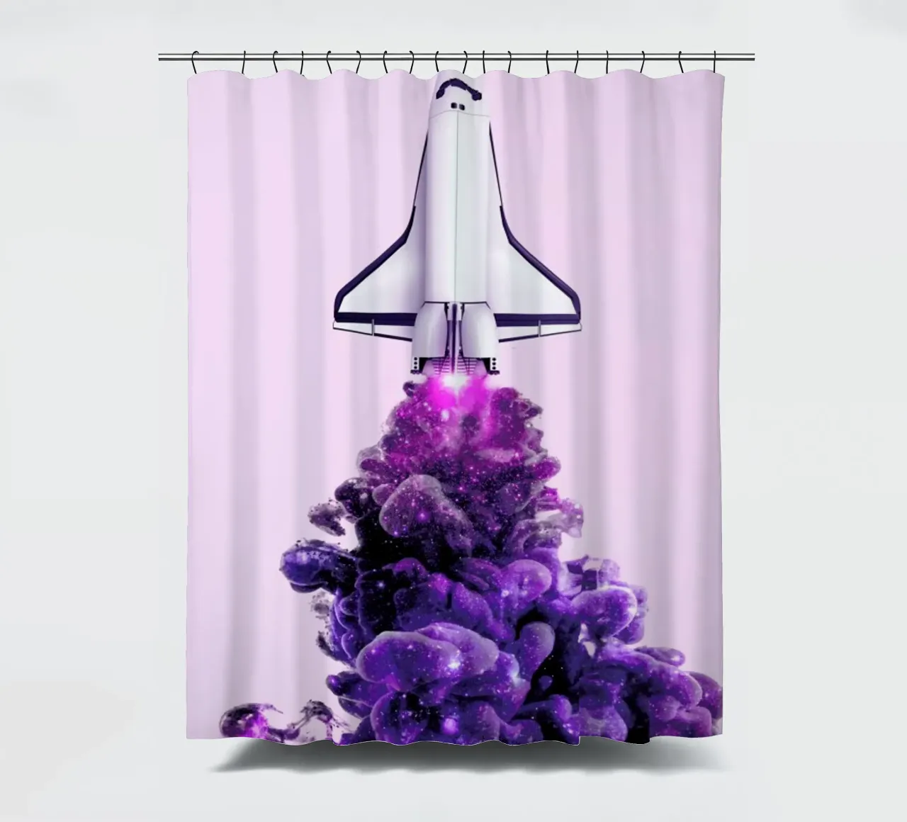 Spaceship tenda da doccia da Paul Fuentes Design