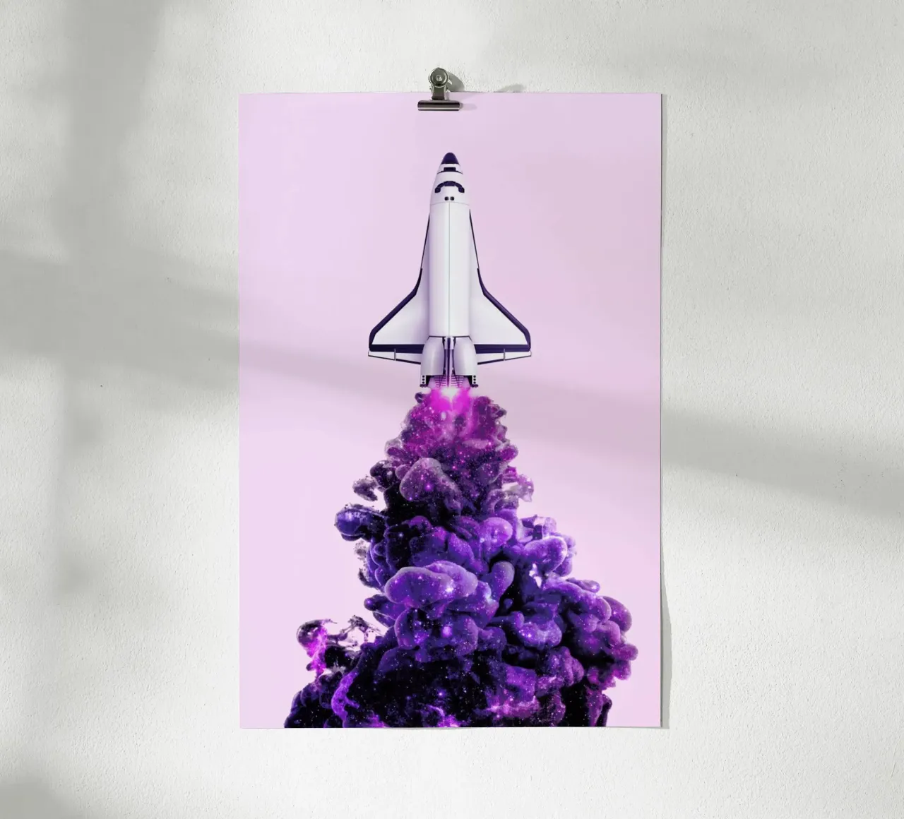 Spaceship carta hahnemühle da Paul Fuentes Design