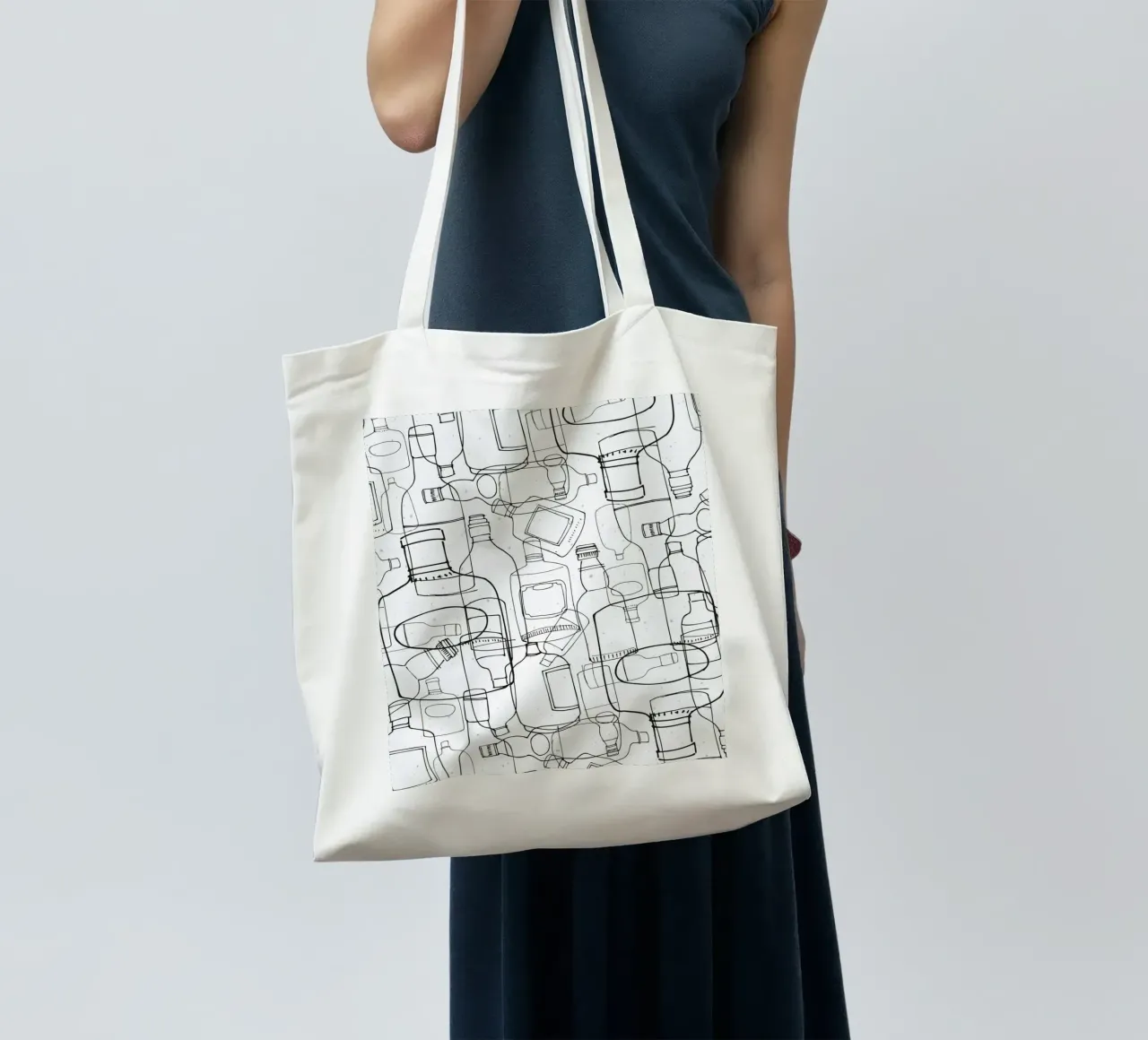 White Rum borsa in juta da lazydaypaper