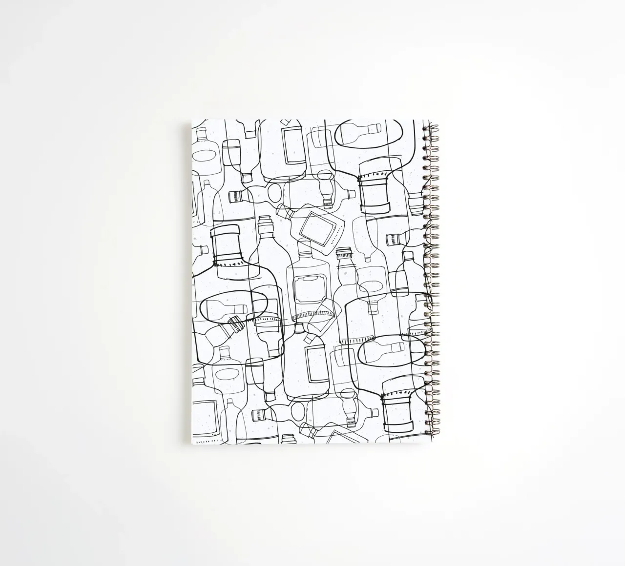 White Rum spiral notebook by lazydaypaper