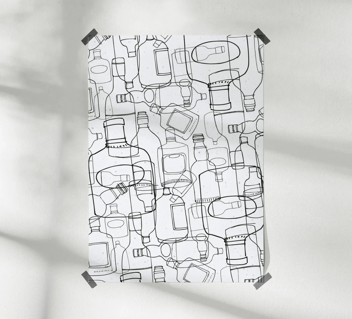 White Rum poster van lazydaypaper