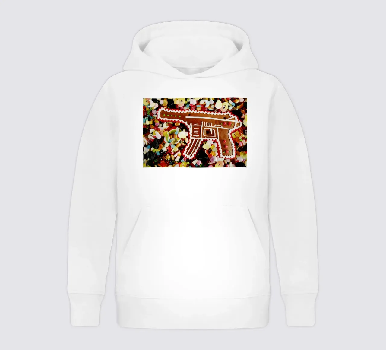 Lebuchen Waffe kids hoodie by Simon Koy