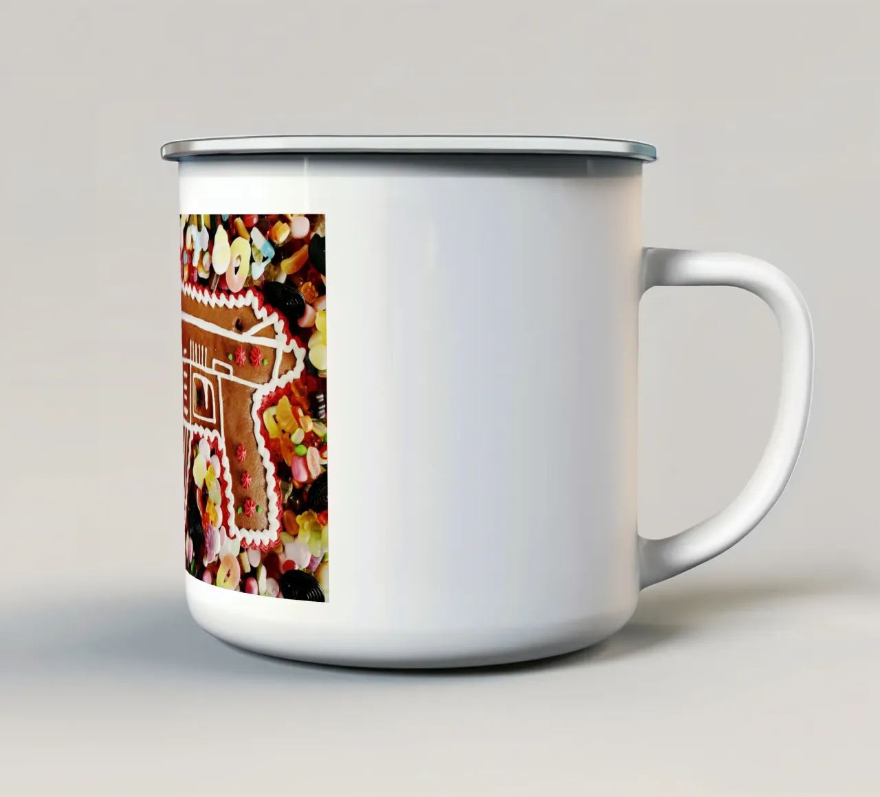 Lebuchen Waffe tazza in smalto da Simon Koy