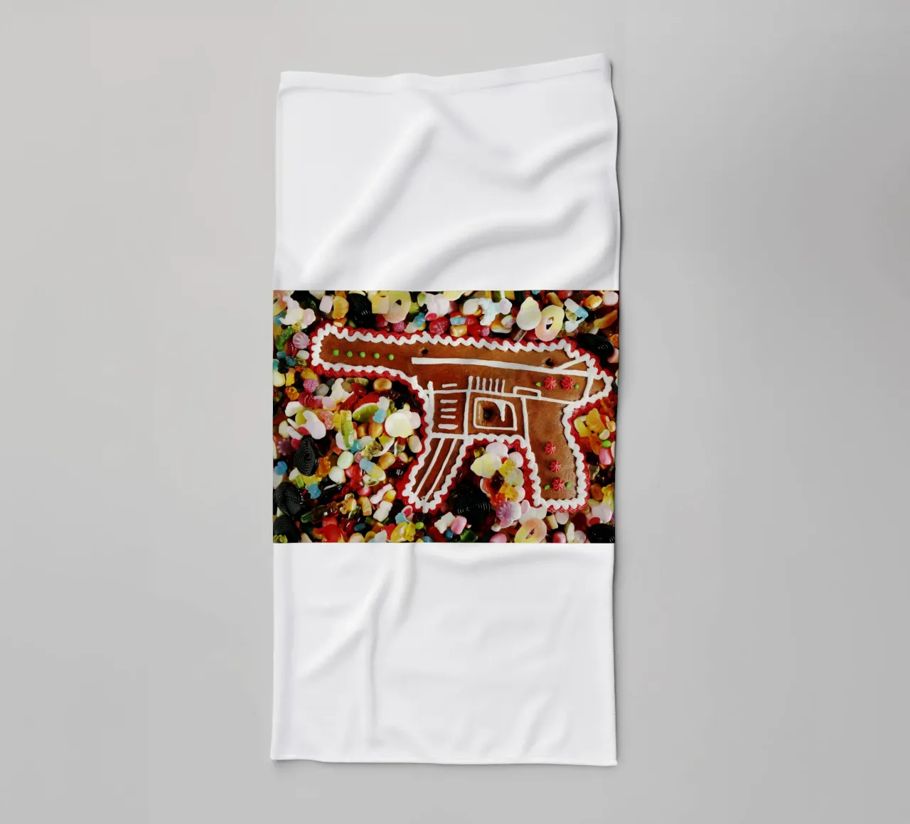 Lebuchen Waffe towel by Simon Koy