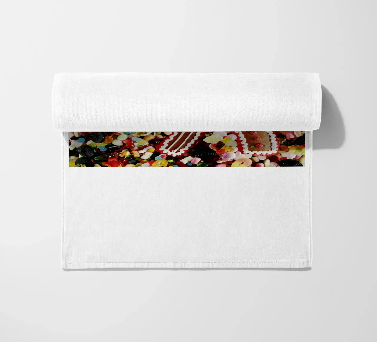 Lebuchen Waffe beach towel by Simon Koy