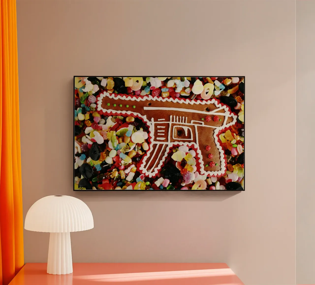 Lebuchen Waffe acrylic glass by Simon Koy