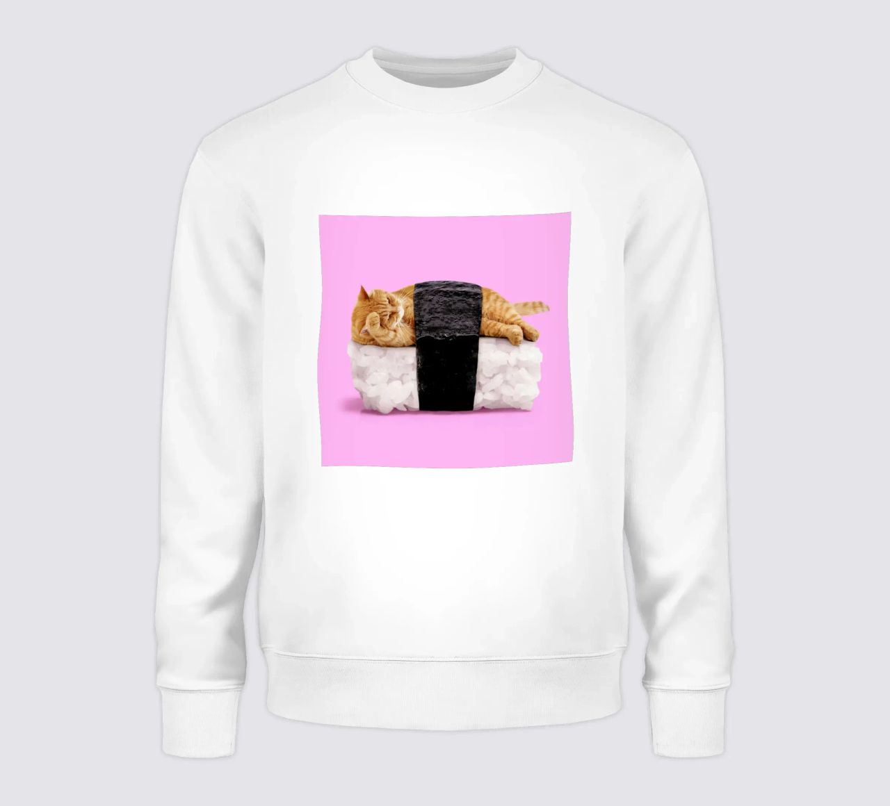 Sushi Cat felpa da Paul Fuentes Design