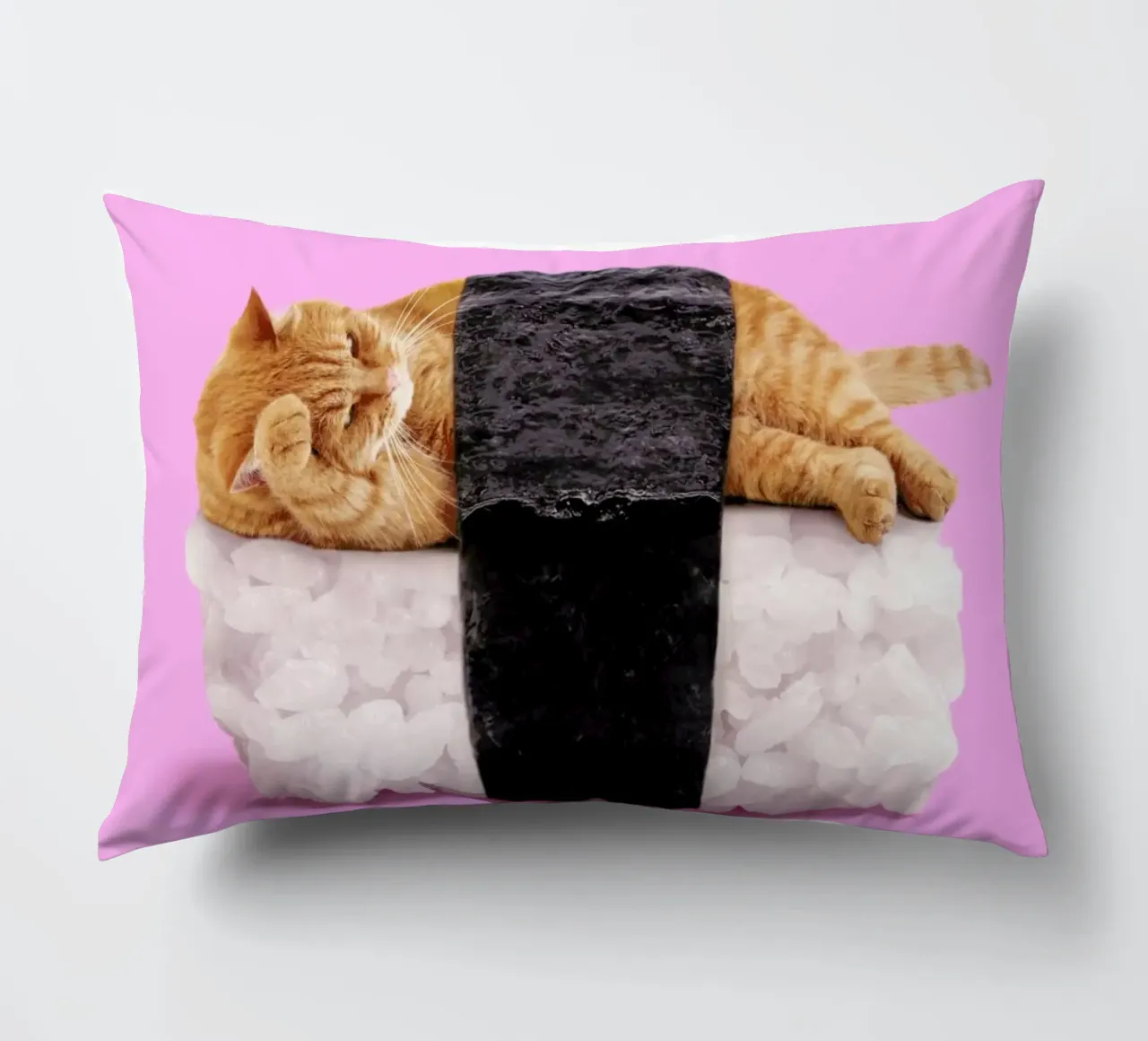 Sushi Cat cuscino da Paul Fuentes Design