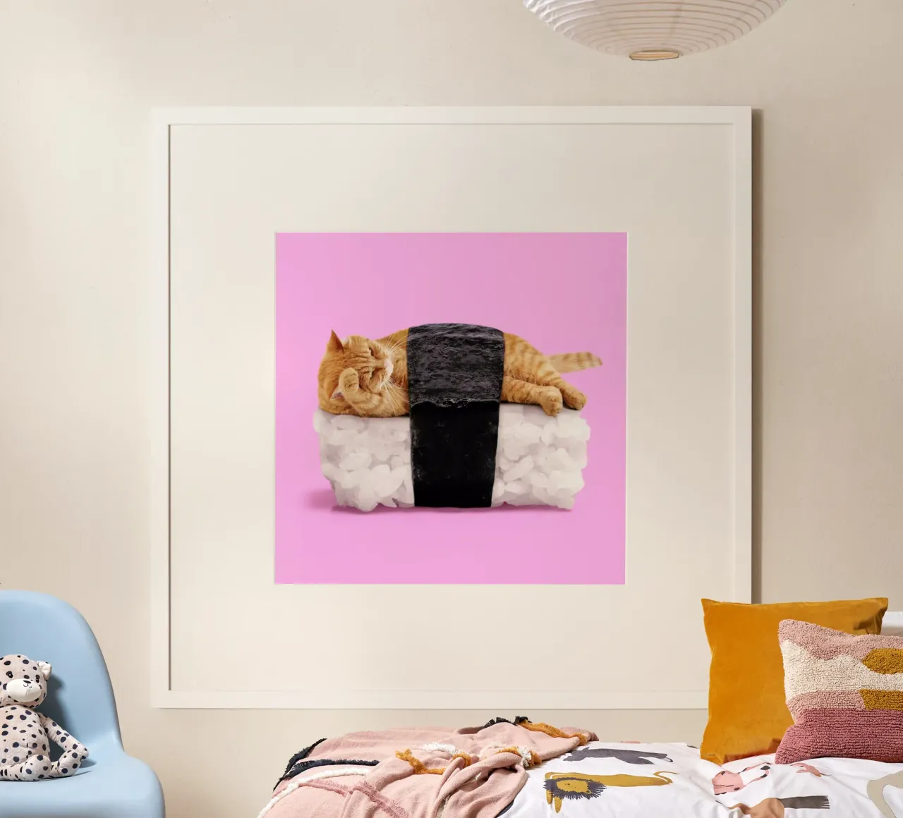 Sushi Cat poster da Paul Fuentes Design