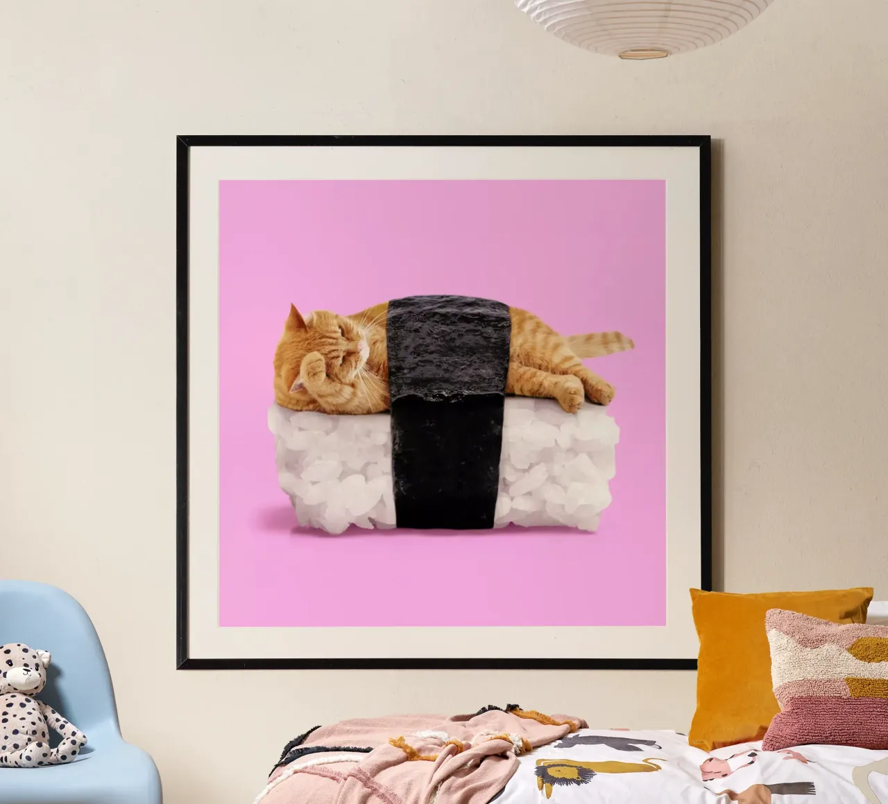 Sushi Cat poster da Paul Fuentes Design