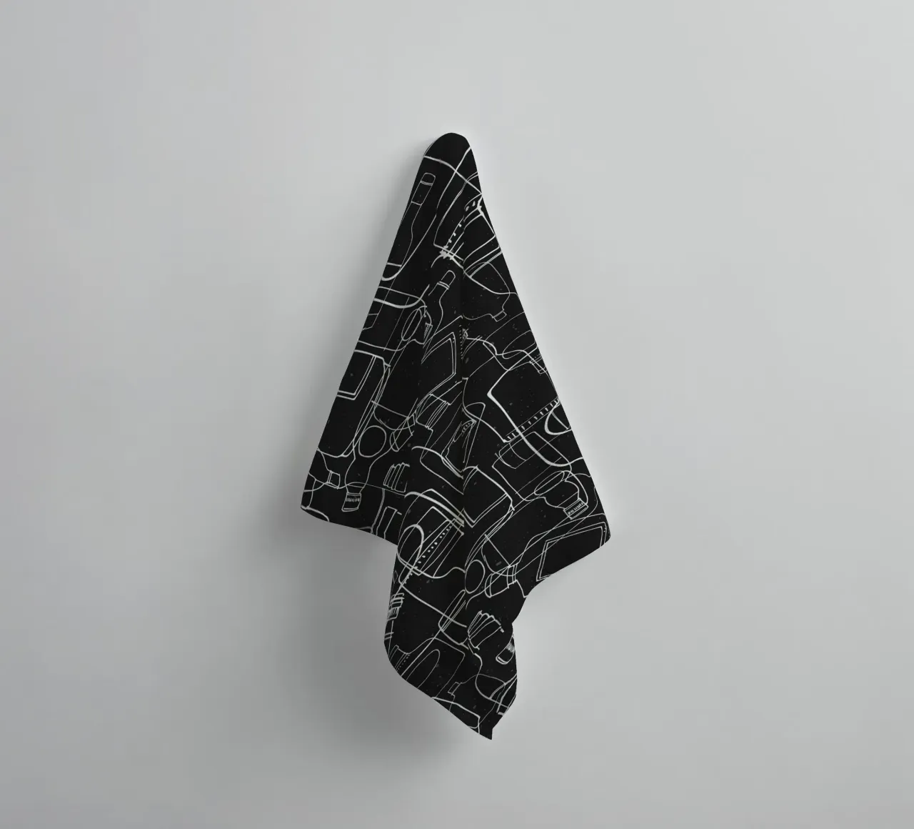 Black Rum asciugamano da bagno da lazydaypaper