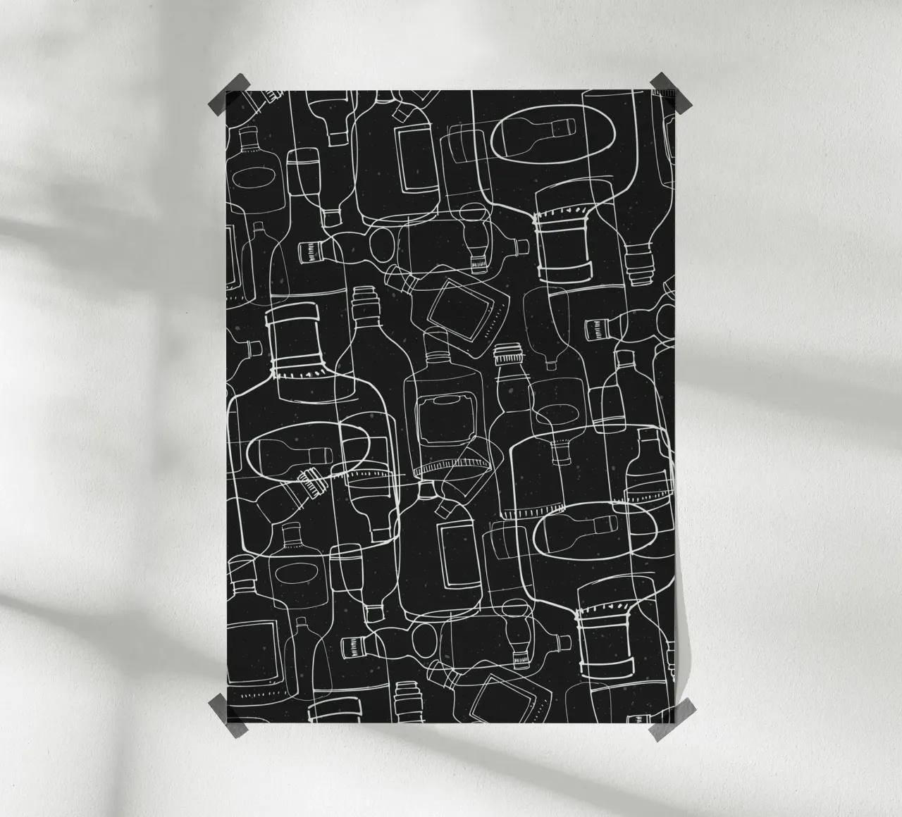 Black Rum poster da lazydaypaper