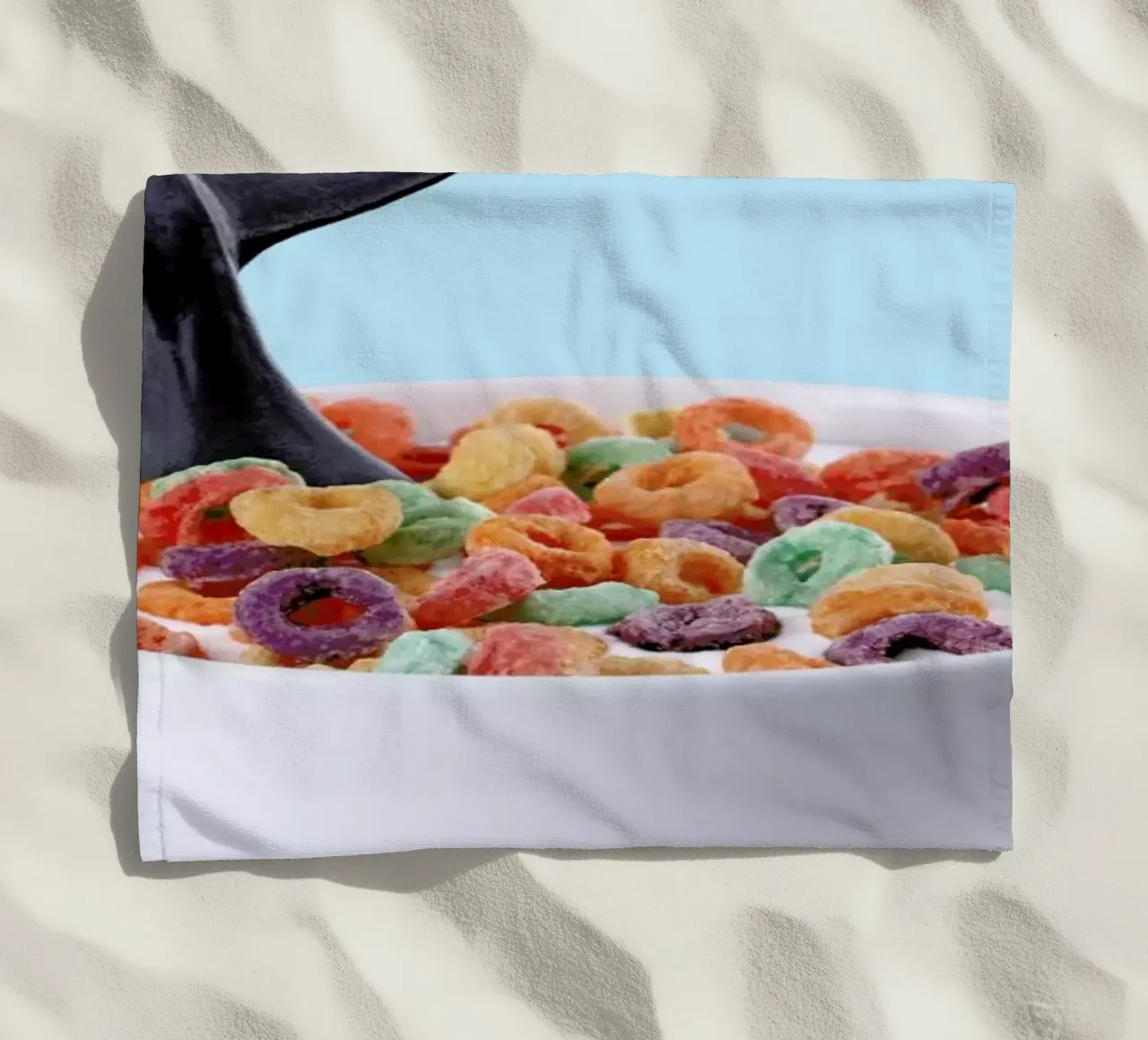 Whale Cereal telo mare da Paul Fuentes Design