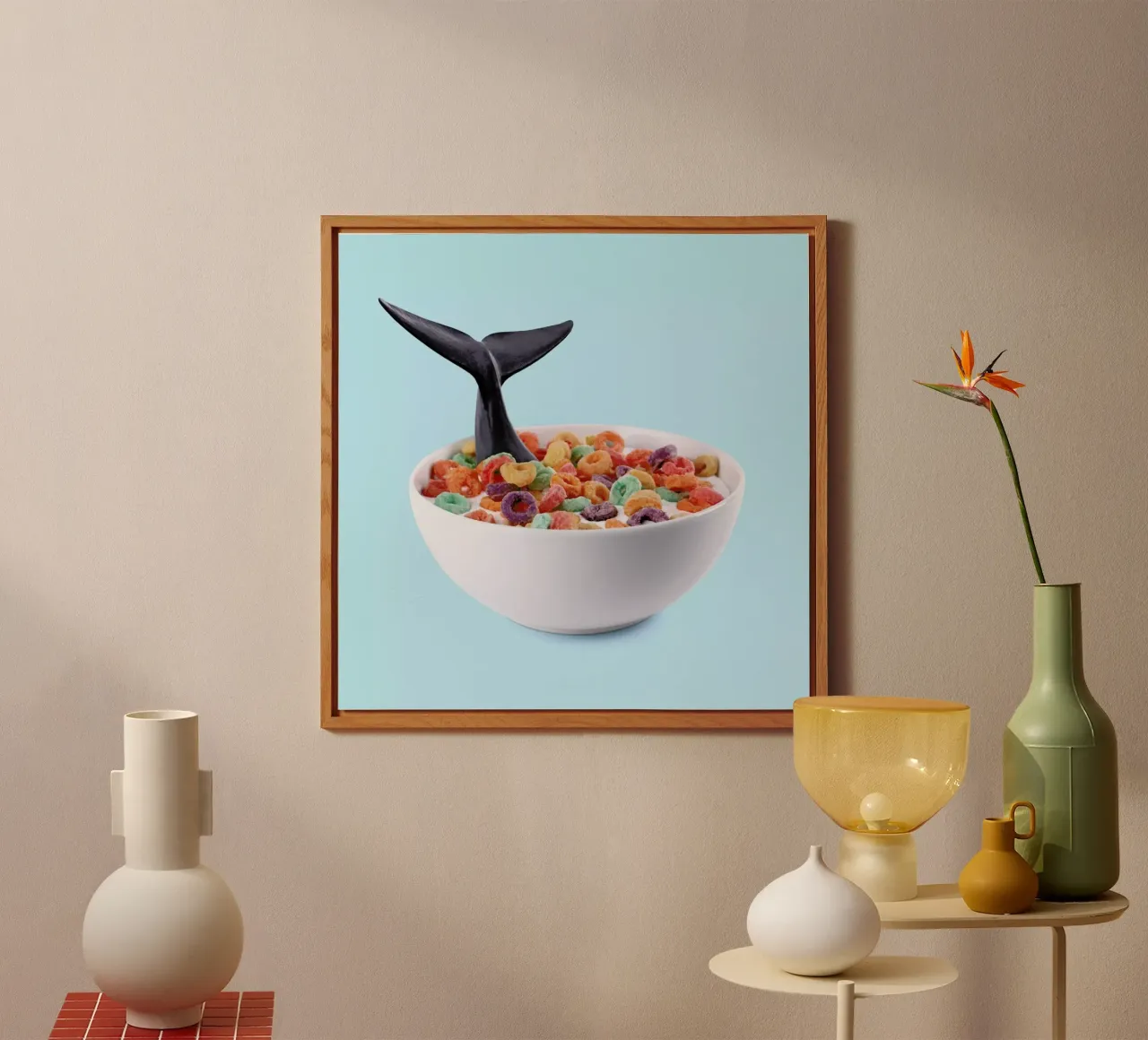 Whale Cereal forex plate by Paul Fuentes Design
