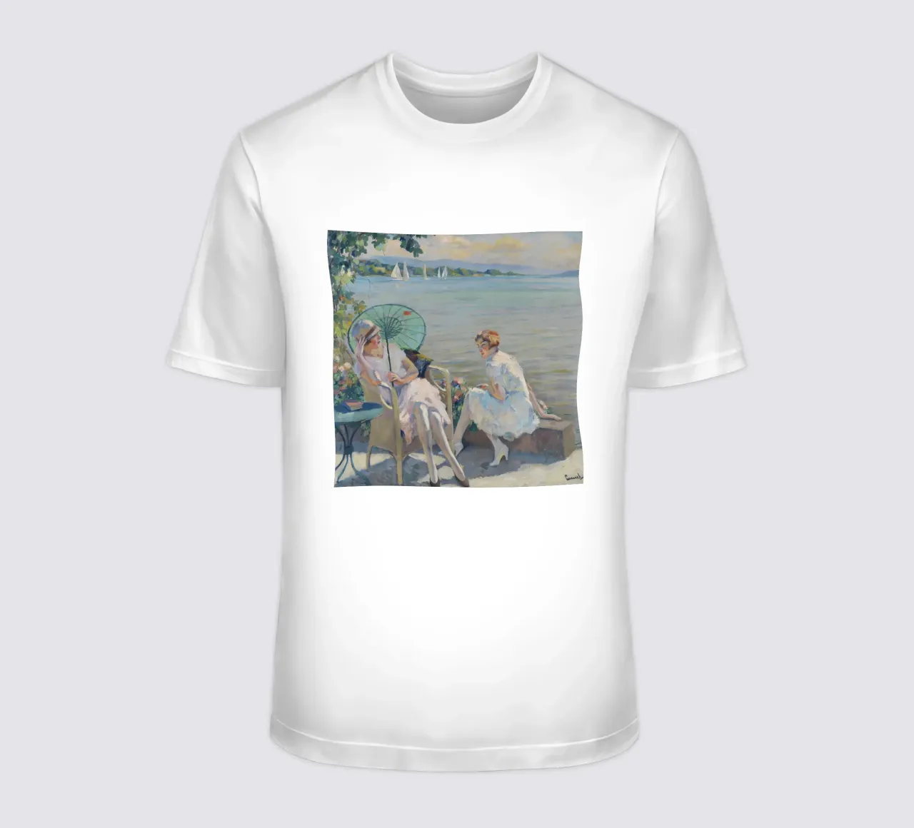 Edward Cucuel - Un pomeriggio d'estate in riva al lago t-shirt da ARTOTHEK