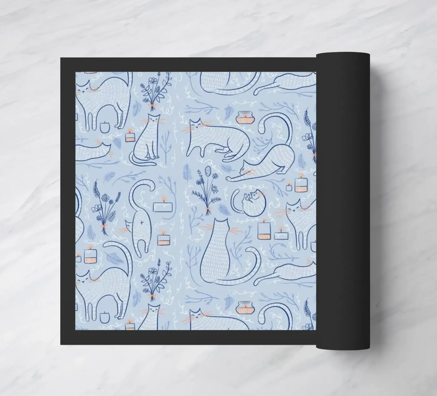 Feline paillasson de Moira Scicluna Zahra