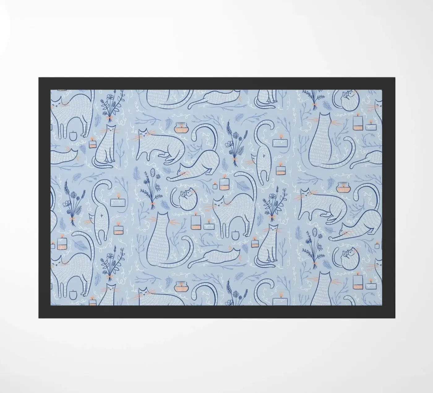 Feline paillasson de Moira Scicluna Zahra