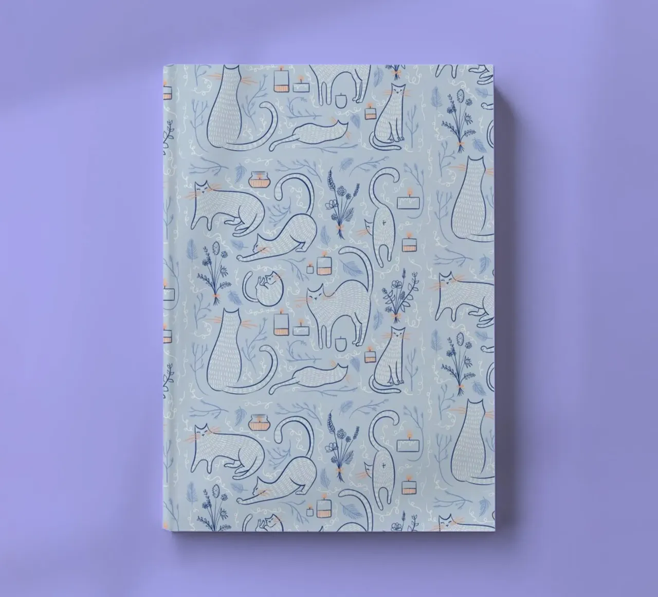 Feline notebook by Moira Scicluna Zahra