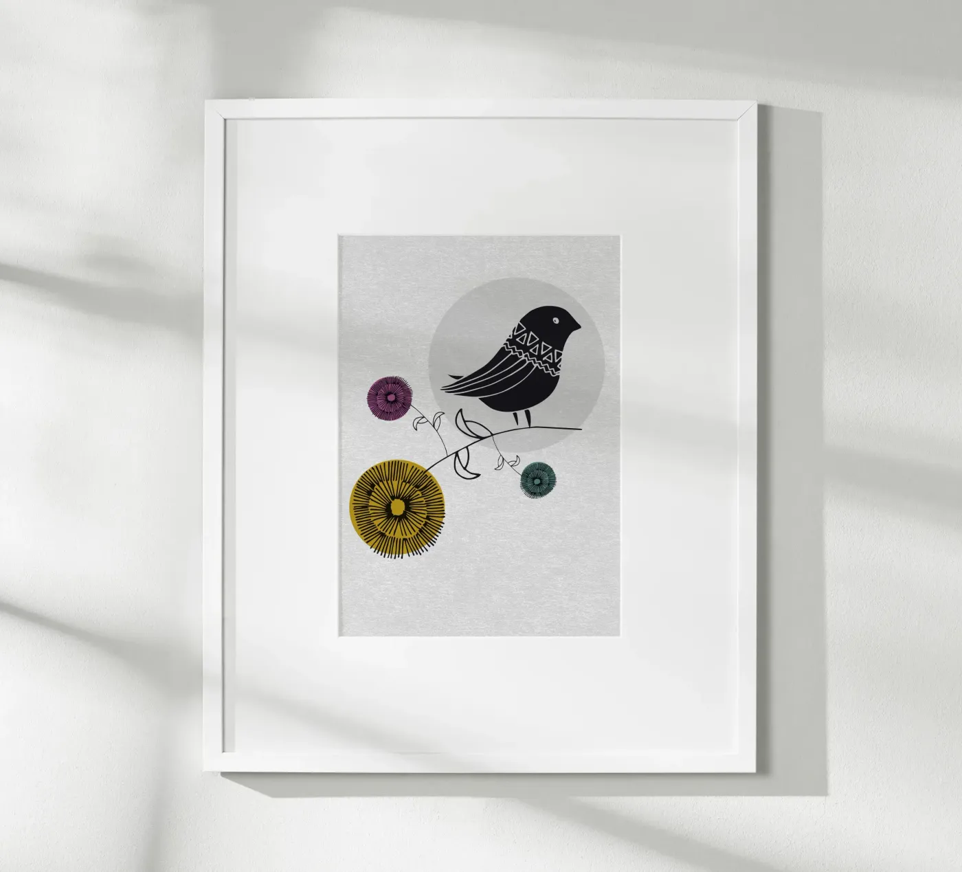 Bird poster by lazydaypaper