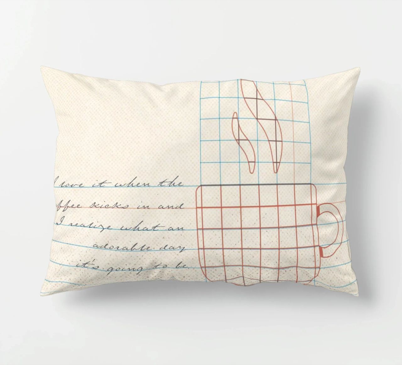 Caffee Notes Nr. 01 cuscino da lazydaypaper