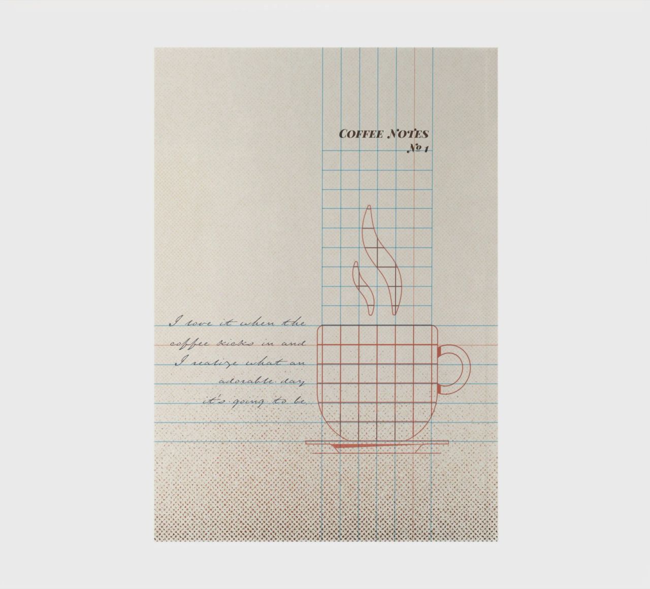 Caffee Notes Nr. 01 diario da lazydaypaper
