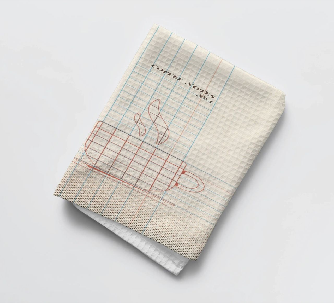Caffee Notes Nr. 01 canovaccio da cucina da lazydaypaper