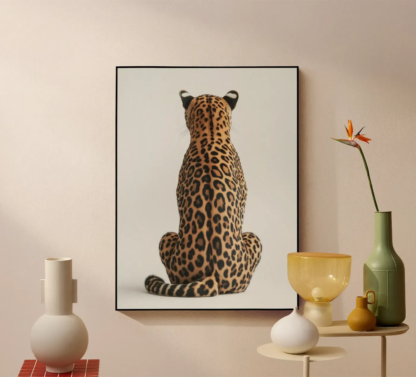 Leopardo elegante plexiglass da Carinaprint