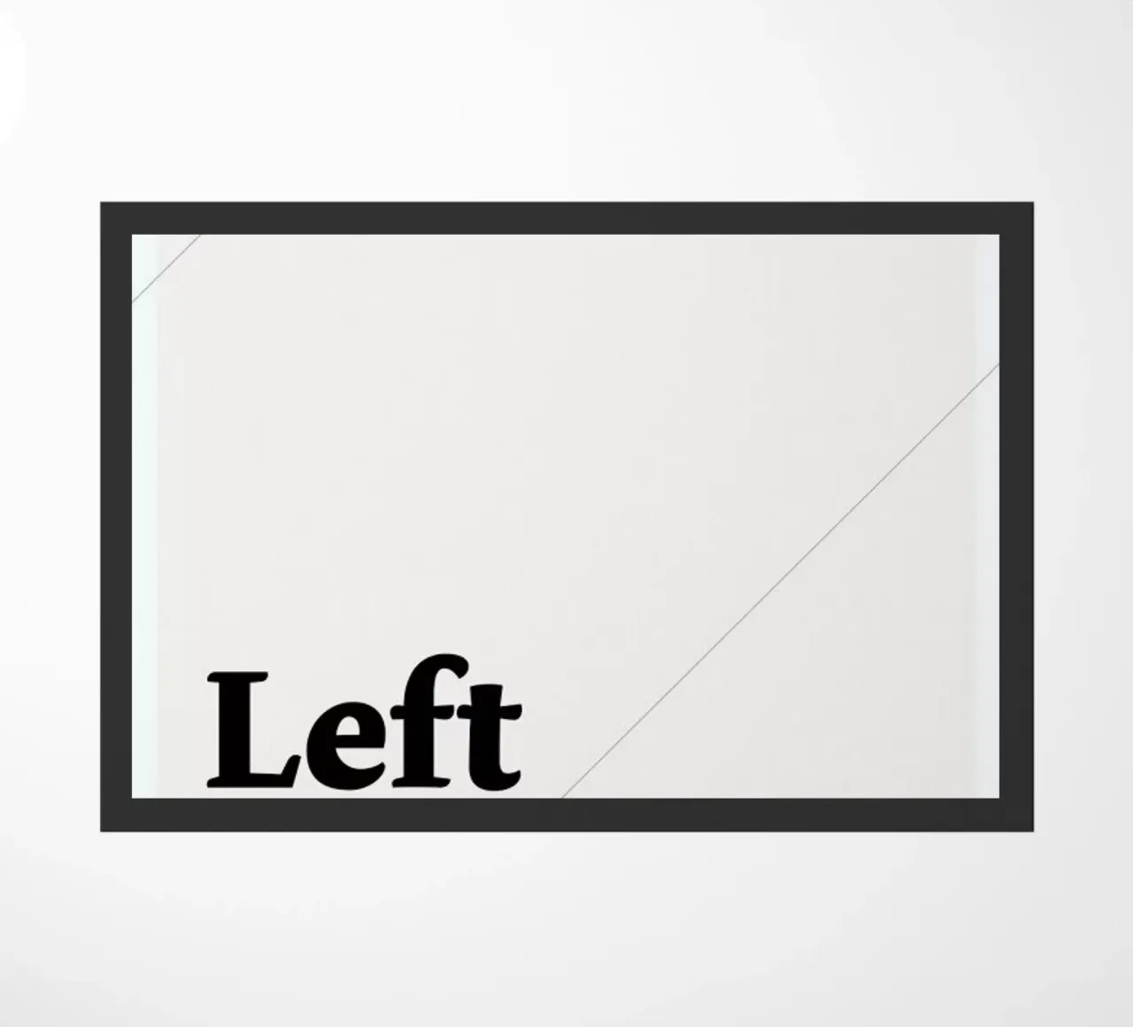Left is more felpudo de Stefano Joker Lionetti