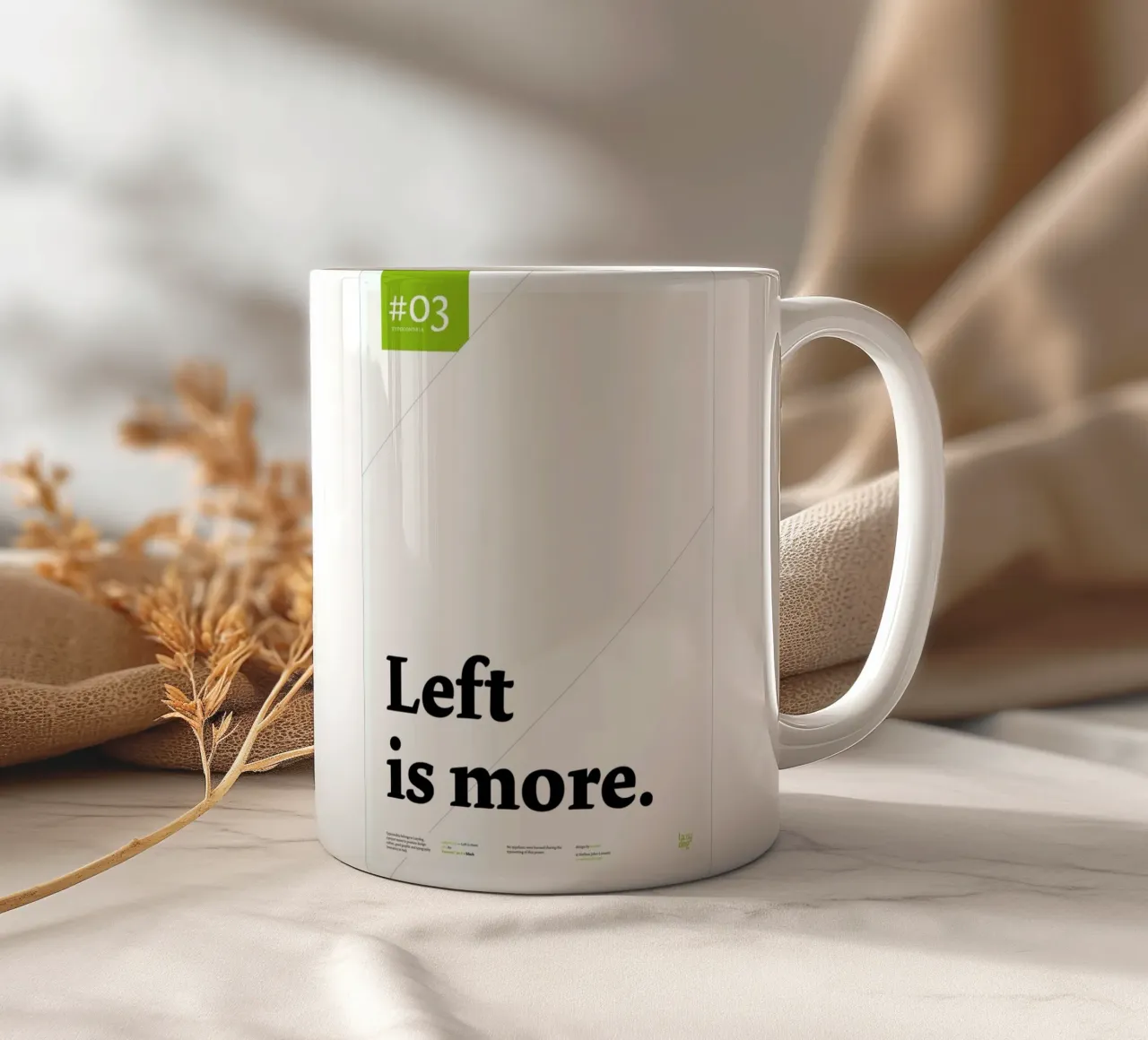 Left is more Keramik Tasse von Stefano Joker Lionetti