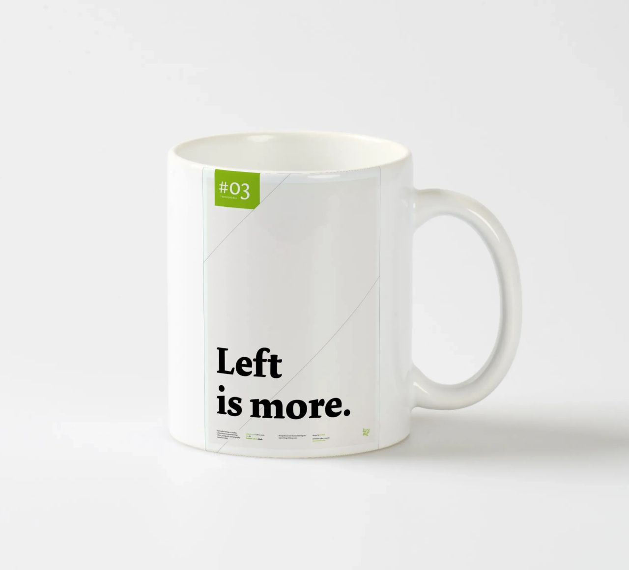 Left is more tazza in ceramica da Stefano Joker Lionetti