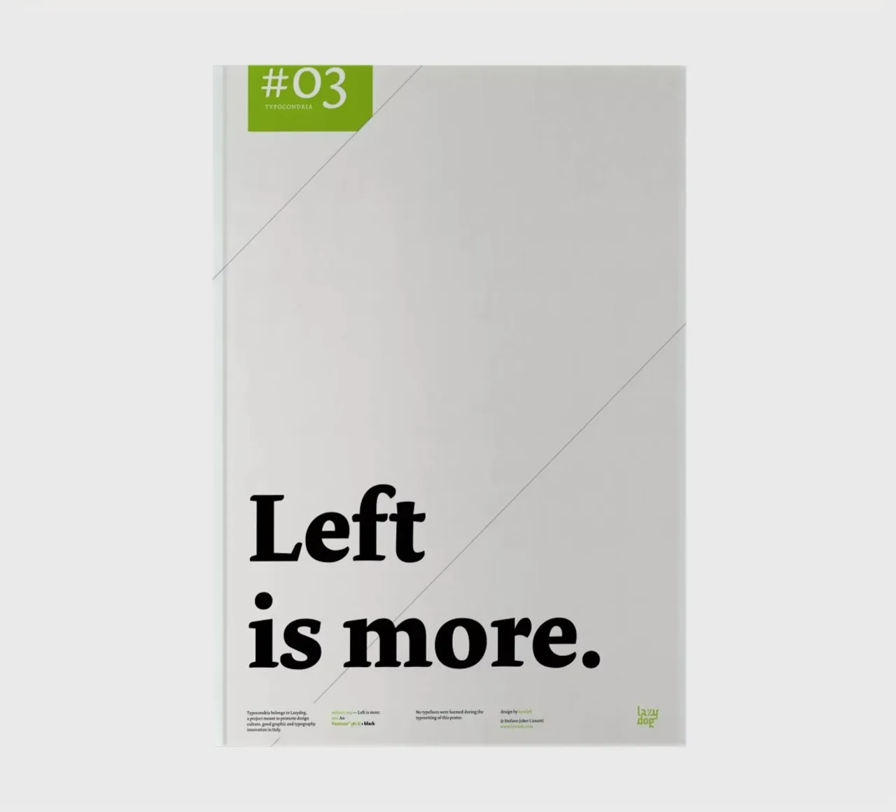 Left is more notebook by Stefano Joker Lionetti