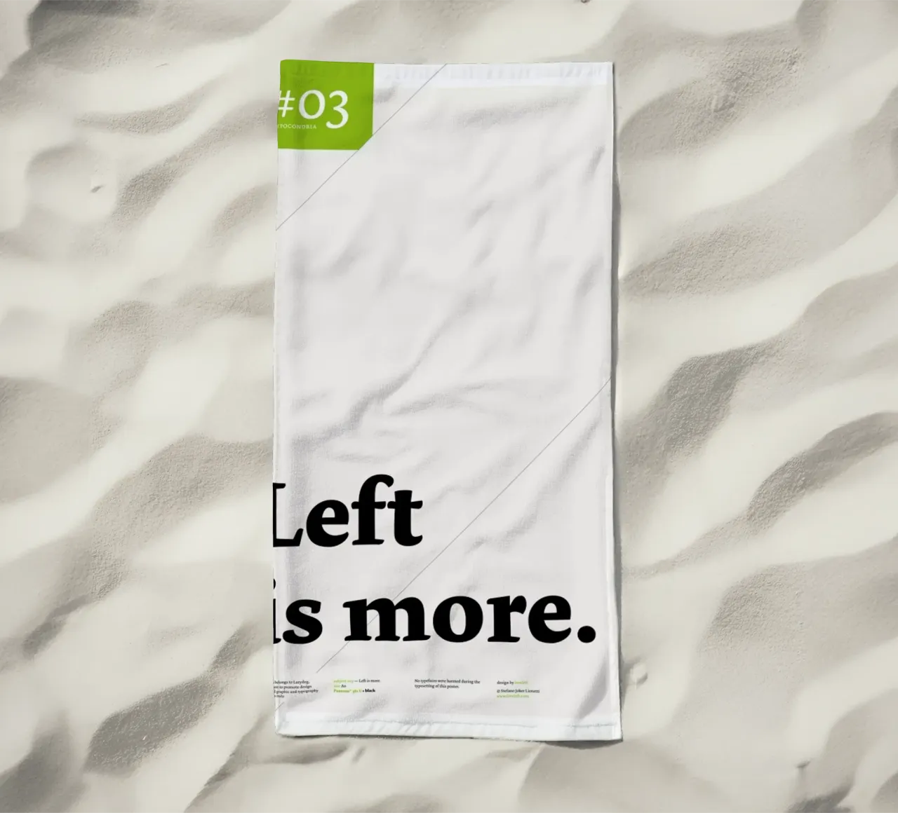 Left is more telo mare da Stefano Joker Lionetti