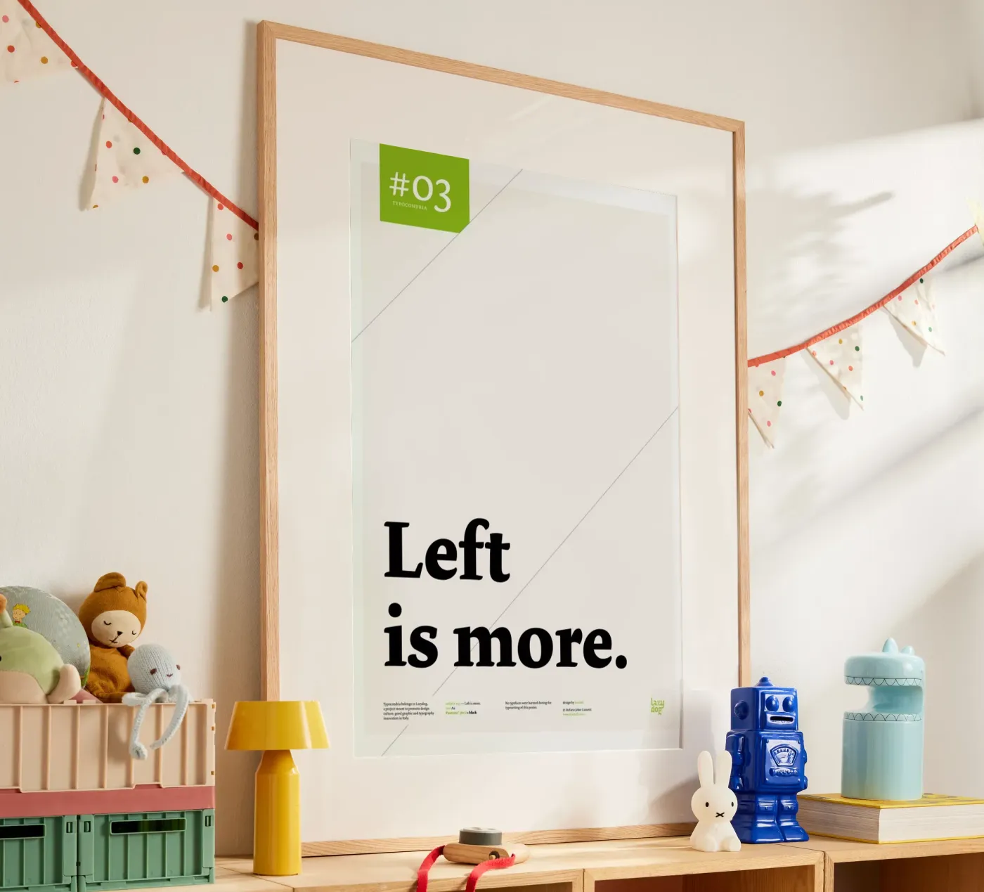 Left is more Poster von Stefano Joker Lionetti
